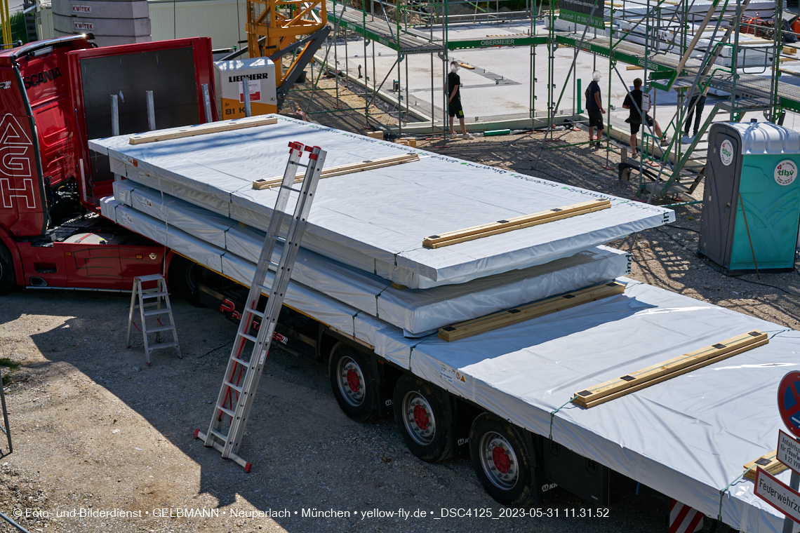31.05.2023 - Wände für das Haus für Kinder in Neuperlach in München